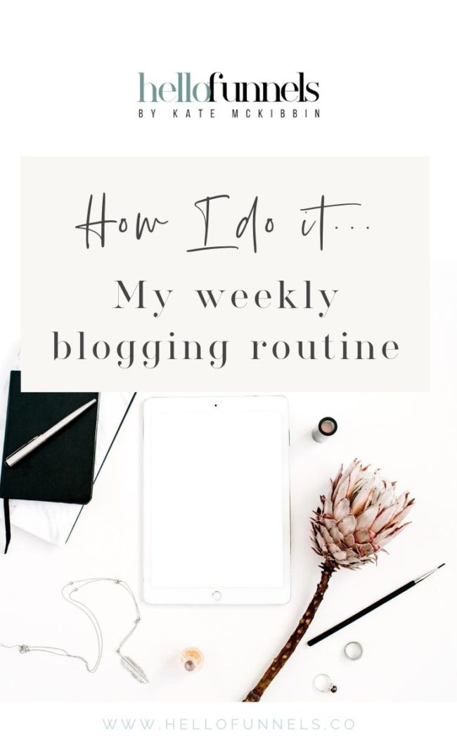 my-weekly-blogging-routine