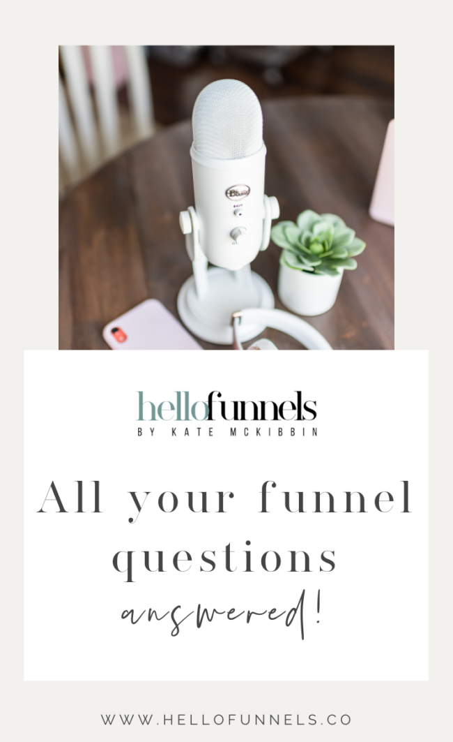 Doing it Online Episode 16: All your funnel Questions answered
