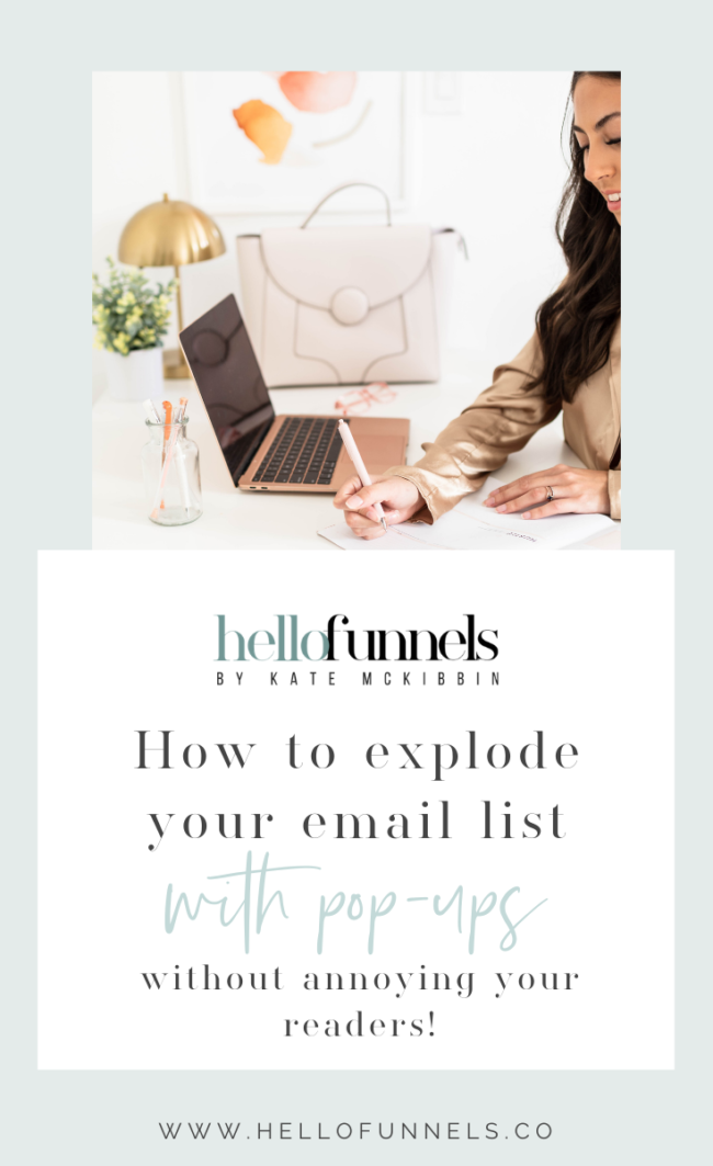 How to explode your email list with pop-ups