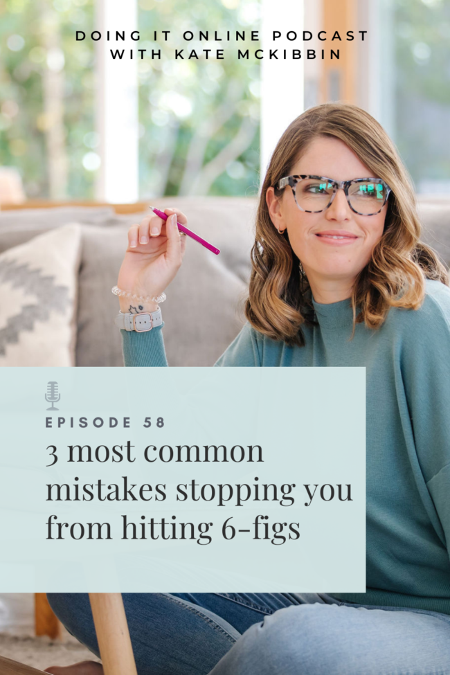 3 most common mistakes stopping you from hitting 6-figs 