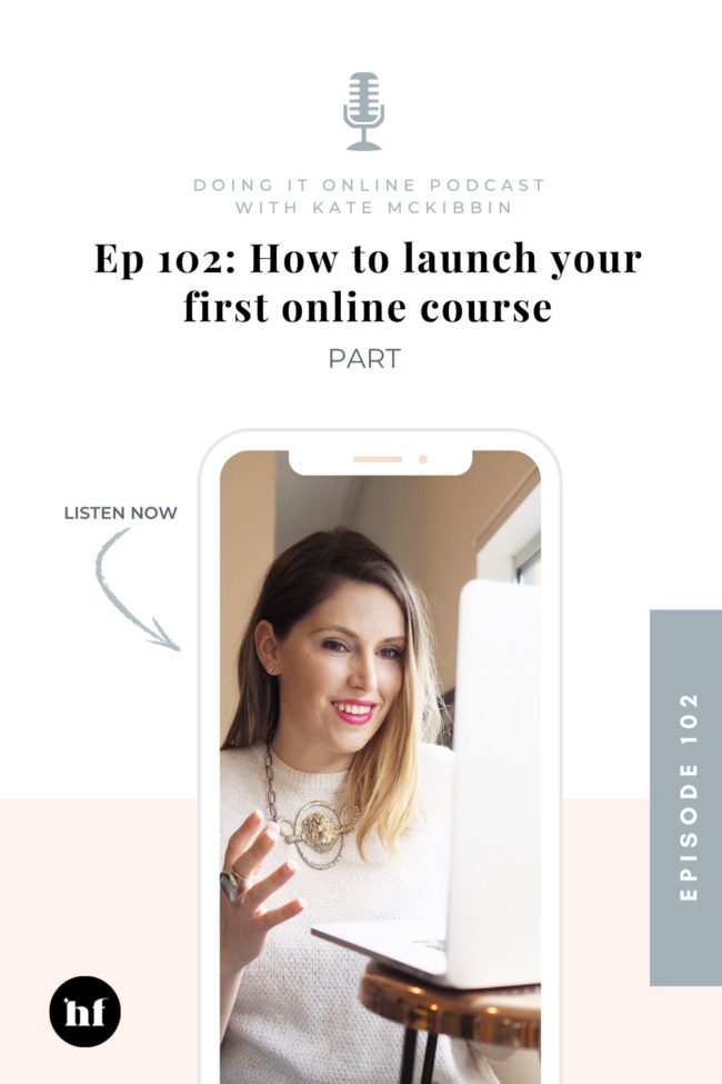 How to launch your first online course